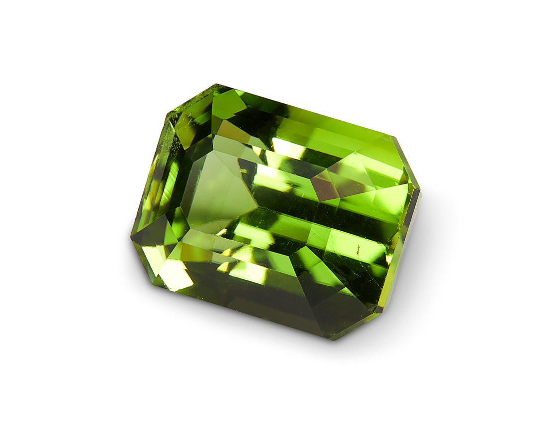 7.00ct Burmese Peridot Emerald Cut