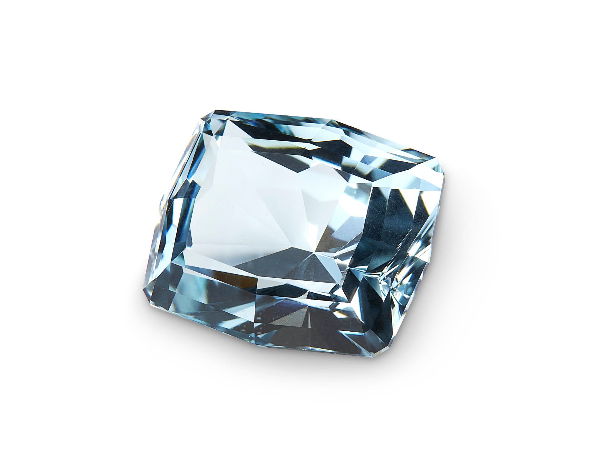 7.77ct Aquamarine Fancy Cut Brazil Origin