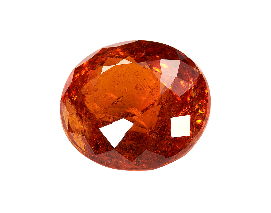 8.67ct Spessartite Orange Garnet Oval Cut