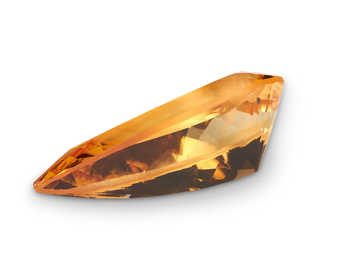 9.36ct Imperial Topaz Pear Shape Brazil Origin