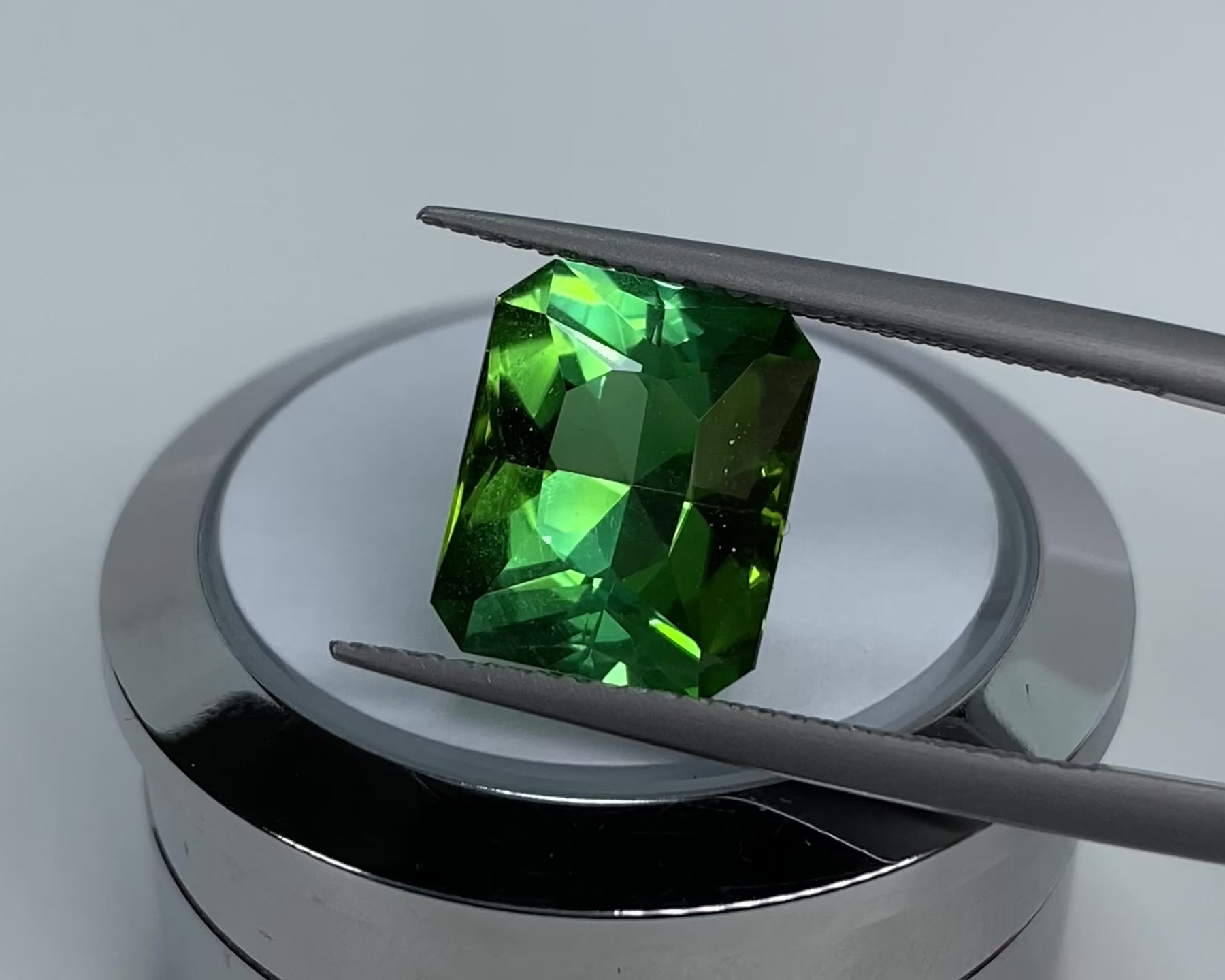 5.55ct Chrome Tourmaline Emerald Cut