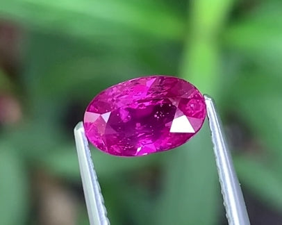 Unheated 2.12ct Ruby Oval Cut