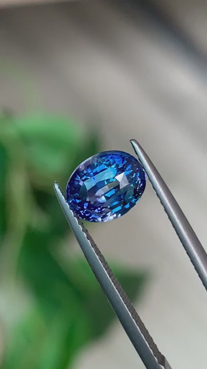 3.02ct Blue Sapphire Oval Cut Sri Lanka Origin