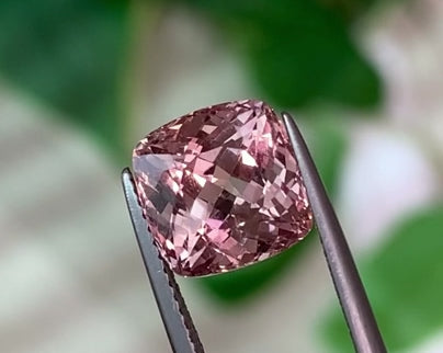 5.34ct Pink Morganite Cushion Cut Brazil Origin