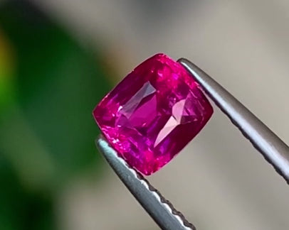 1.00ct Ruby Cushion Cut Unheated  